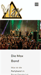 Mobile Screenshot of max-band.de